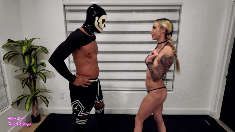 Mars Solo: Mixed Wrestling Turns Into Extreme Pegging by Femdom Mars Solo...