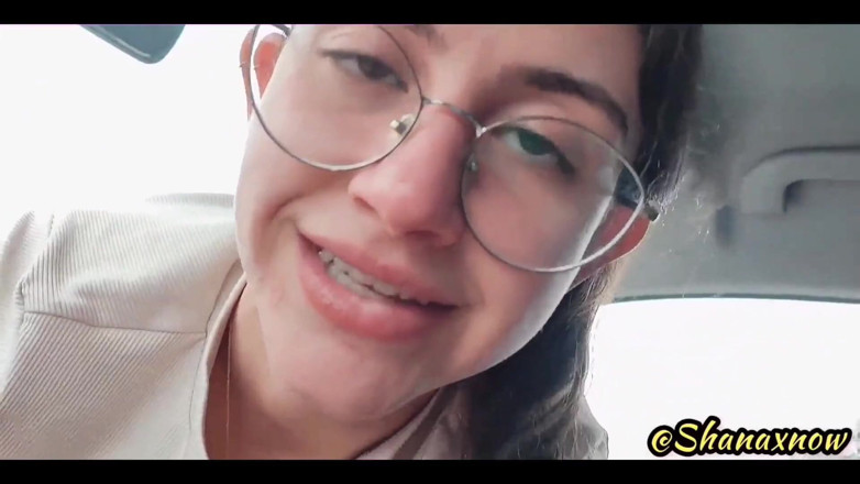 Shanaxnow: Shanaxnow Perfect Car POV Blowjob Deepthroat Cum Inside Mouth