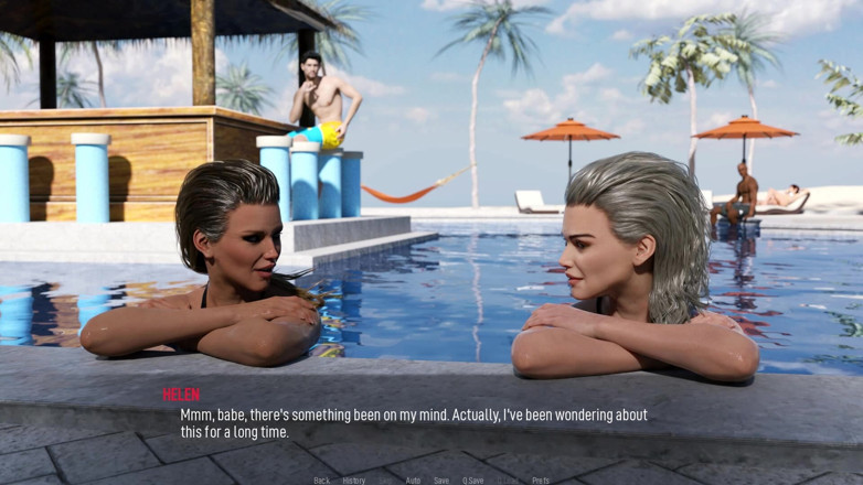 Dirty GamesXxX: Shared Desires Hot Wife on the Beach in Bikini - Episode 1