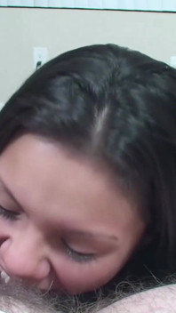 Horny Asian Rides Cock and Gets Cum on Her Belly