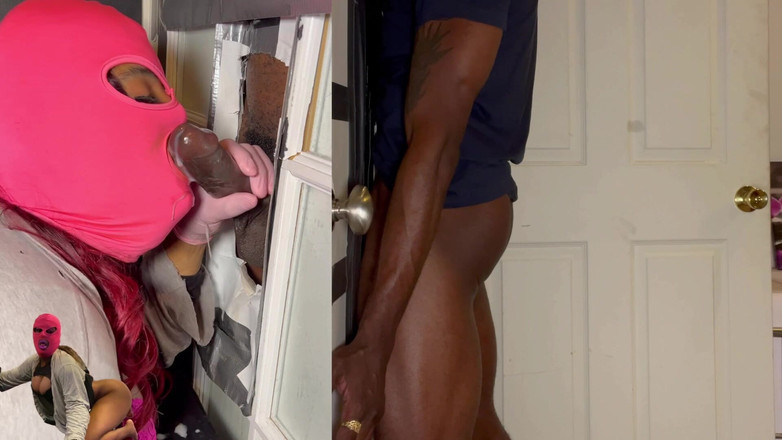 DripDrop Productions: ドリップドロップブリアナはGloyholeで彼を吸い取ります!