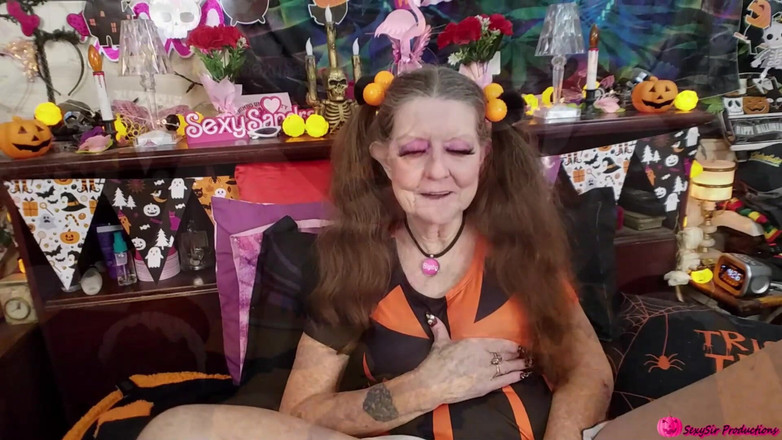 Sexy Sandra N Sir Christopher: ハロウィンナイト2024ファック