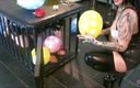 Domina Lady Vampira - SM Studio Femdom Empire: Sexy balloon domination 2/2