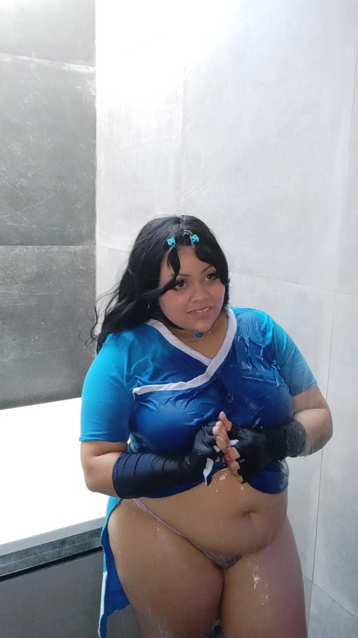 Cutiepiie Chubby: BBW Katara Cosplay Photoshoot Making off