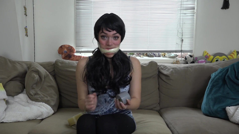 Restricting Ropes: Luna Grey-gag testing pt3
