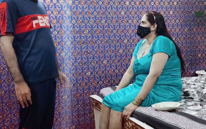 Raju Indian porn: Cum on Big Tits After Full Body Oil Massage