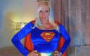 Michelle Thorne: Supergirl de slet! Klaarkomen en pissen!