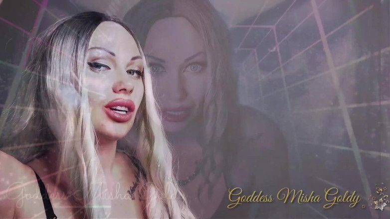 Goddess Misha Goldy: Dangerous!!! Mind penetration! Let me in and control you forever!