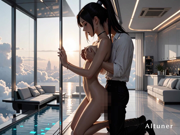 AItuner: Tokyo Luxury Party Girl Dances to Bass Edm, Strips Naked,...