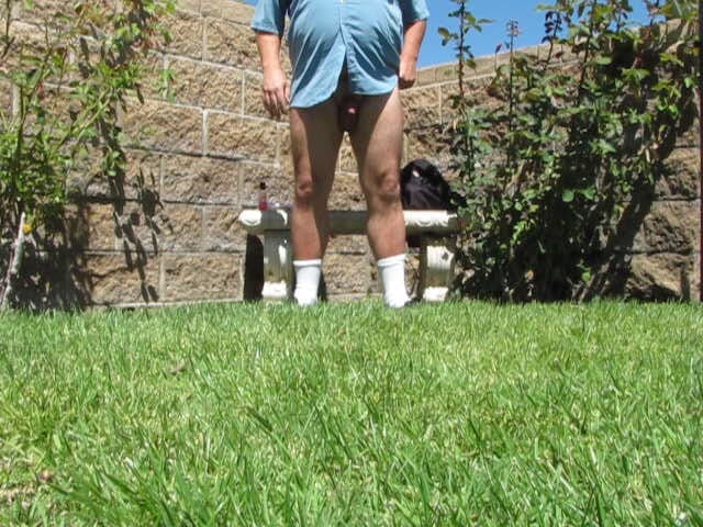 The porky pervert: Açık havada park jerkoff 4