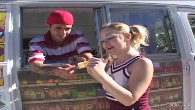 WWMAMM: Blonde teen fucked in ice cream truck