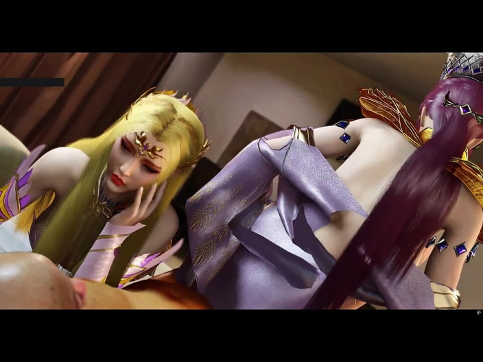 Soiyu Hentai: Dea virtuale dell'infinito desiderio glow - animazione 3D hentai