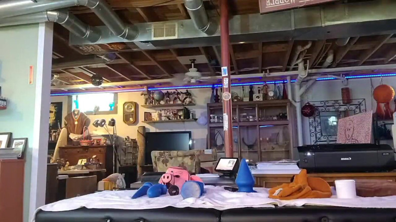 City hog: Underwear and pins