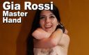 Picticon bondage and fetish: Gia Rossi ve usta el bdsm bağlama kıskaçları pembe