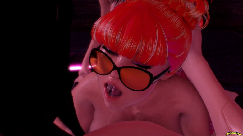 Gameslooper Sex Futanation: Шокуюча сауна - анімація