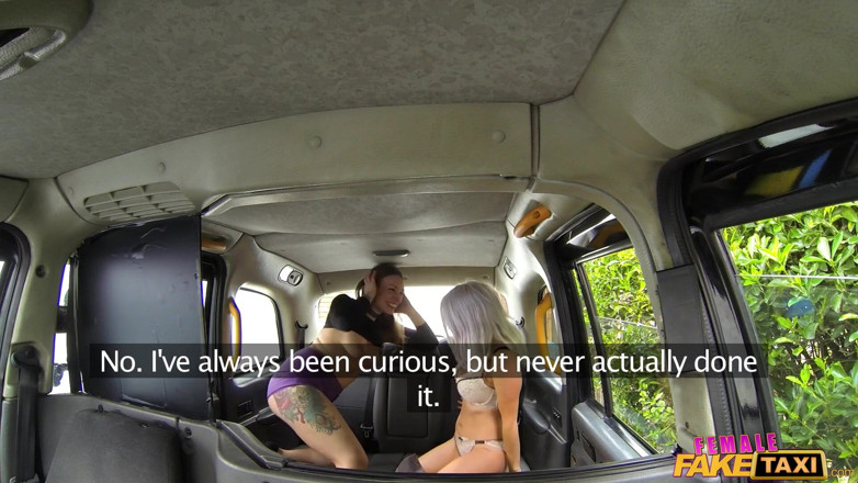 Female Fake Taxi: Female Fake Taxi - Busty Blonde Lu Elissa Licks Her First...