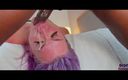 Digital climaxxx: Purple Hair MILF Madi B Gets Destroyed by Her 1st BBC