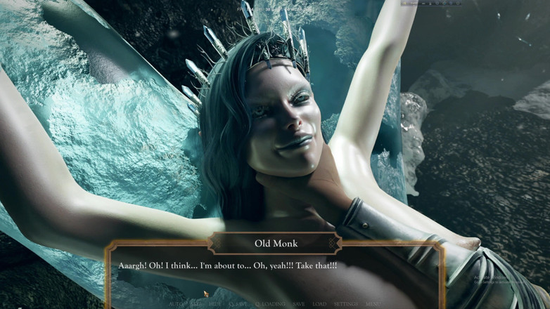 Old Monk: 私は1つのベッドで最高のホット3Dゲームでセクシーな女の子をファックします