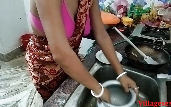 Villagesex91: Sky Blue Saree - indiana esposa fode com cozinha em Devar...