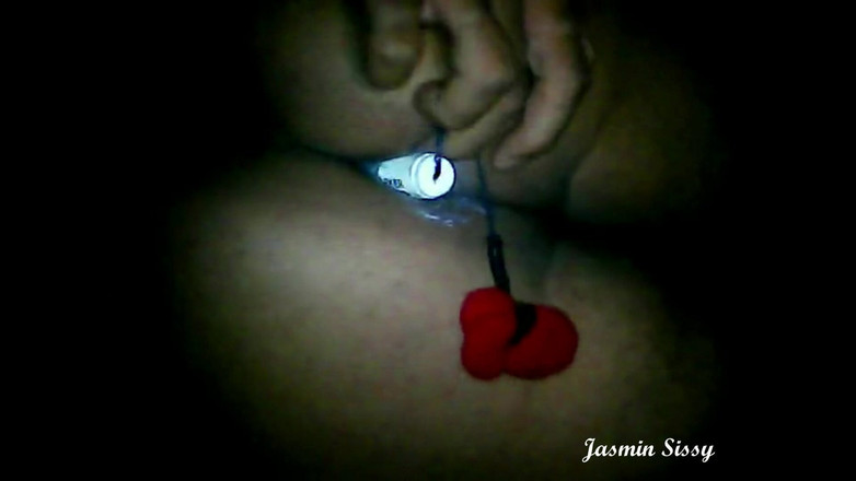 angelscs2008: 후장 자위를 즐기고 집에서 만든 딜도 플러그로 노는 Jasmin Shemale Femboy Tgirl Transqueen