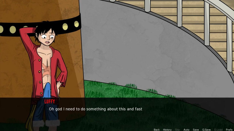 LoveSkySan69: Jeden kawałek pożądania (jeden kawałek) V1.6 część 1 Mój gumowy kutas stał...