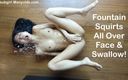 Littlesubgirl: Fountain squirte sur tout le visage et avale