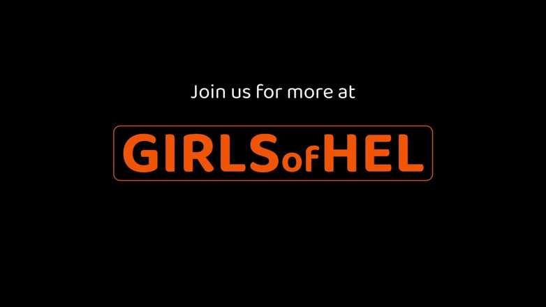 Girls of Hel: Solletico ragazza legata e fatta venire - lotta per contenere la...