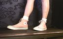 Abby Anna: Pink All Stars Converse Sneakers