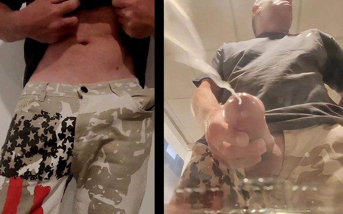 Biggyshots: Výstřik velkého ptáka v plavcích s vodním spermatem