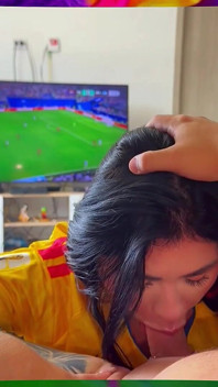 This Horny Big Ass Loves Riding My Cock While I Watch Football - Aaroonmush
