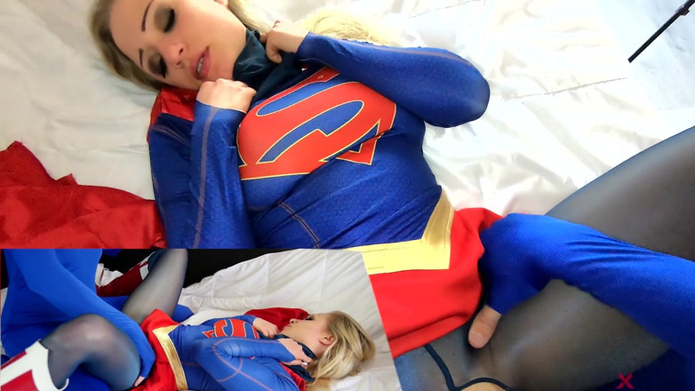 Nylon Xtreme: Gabi Gold is supergirl fucked with nylon pantyhose