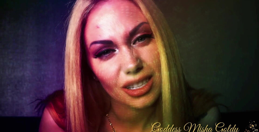 Goddess Misha Goldy: 넌 날 필요로 해. 내 매혹적인 목소리를 보고 들을 때 얼마나 빨리 쳐다봐