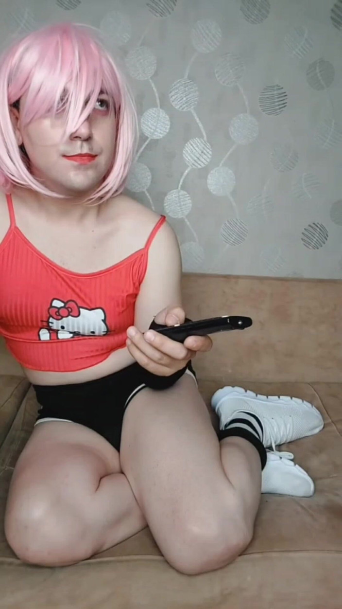 Kitty_Cross: Cute Shorts Cowgirl Sissy Smooth Legs Big Booty