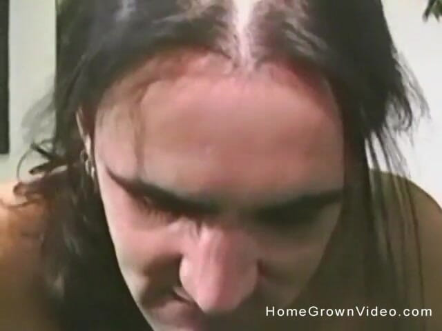 Homegrown Vintage: Petite brunette gets banged in several positions