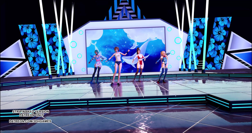 3D-Hentai Games: Lalal hot dance DOA Mai Shiranui Marie Rose Misaki Tamaki