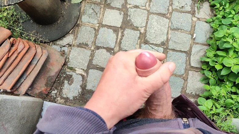 Sara B: POV: Outdoors cum