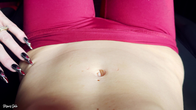 Mars Solo: POV Belly Button Exploration with Detailed Close Ups: Mars Solo...