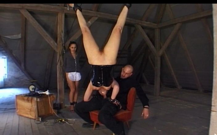 Absolute BDSM films - The original: Humiliating pussy punishment hanging out, wax play