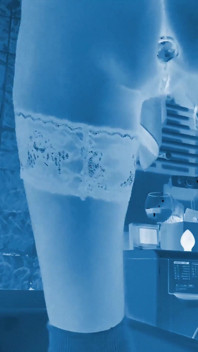 Sperm Drain 8. French MILF Drains Cum in Bathroom! X-ray Design.