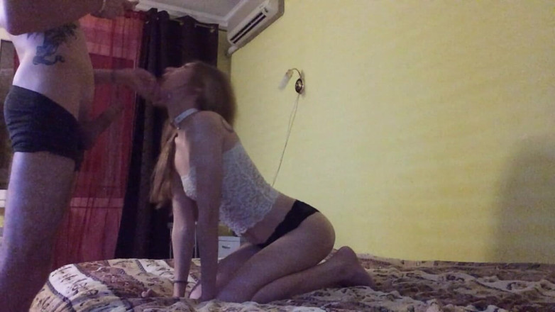 Your Naked Dream: Girlfriend called for blowjob and 69, jumps on cock - homemade
