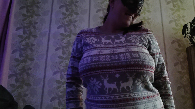 Emma_Alex: 圣诞女孩给我一个晚上的惊喜