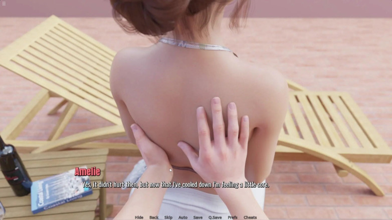 Future Money Man: Stepmom Applying Sunscreen on Alex Body in Pool