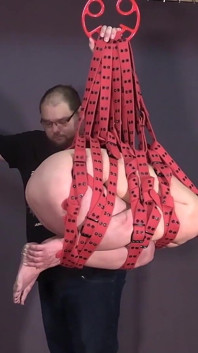 BDSM Day Live - Balltie Suspension with Belts