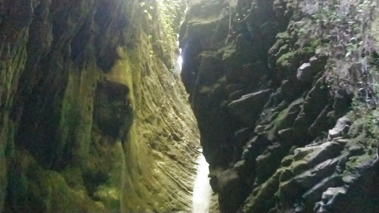 Alexa Cosmic: एलेक्सा कॉस्मिक ट्रांसगर्ल शर्ट और टी-शर्ट में झरने पर तैर रही है ... पहला झरना