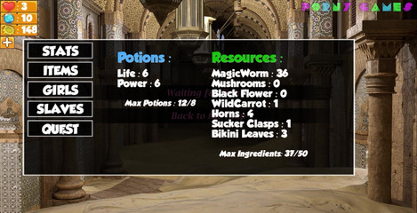 Porny Games: Dungeon Slaves v0.462 - bersenang-senang di kolam renang kerajaan