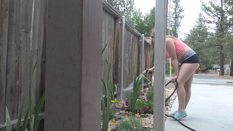 Tropical Lust: Outdoor chores with Kendra