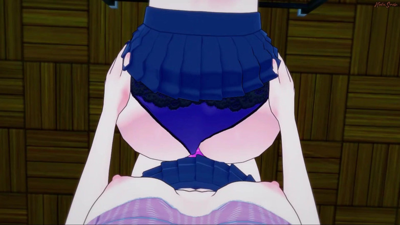 Hentai Smash: Yuri getting strapon fucked from lesbian's POV - Doki Doki Literature...