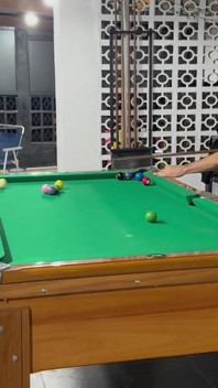 Sr Carmona and Victor Ferraz Playing Naked Billiards