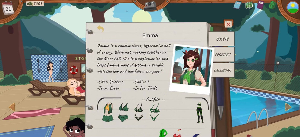 LoveSkySan69: Траурный лагерь - часть 34 - секс у бассейна от LoveskySanhentai