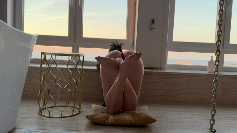 Skinny_lady69: Perfect Yoga Time in Panties